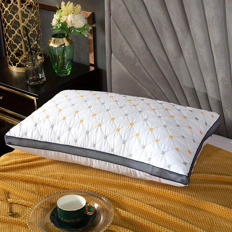 Velvet Bed Pillow - Hotel Quality - Pressure Resistant - Guest Room & Bedroom