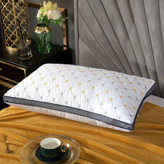 Velvet Bed Pillow - Hotel Quality - Pressure Resistant - Guest Room & Bedroom