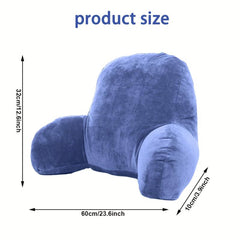 Reading Pillow Bed Wedge Backrest with Arms Support Sit Up Pillow