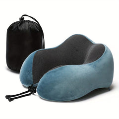 U Shaped Memory Foam Neck Pillow Soft Travel Pillow Neck Cervical Airplane