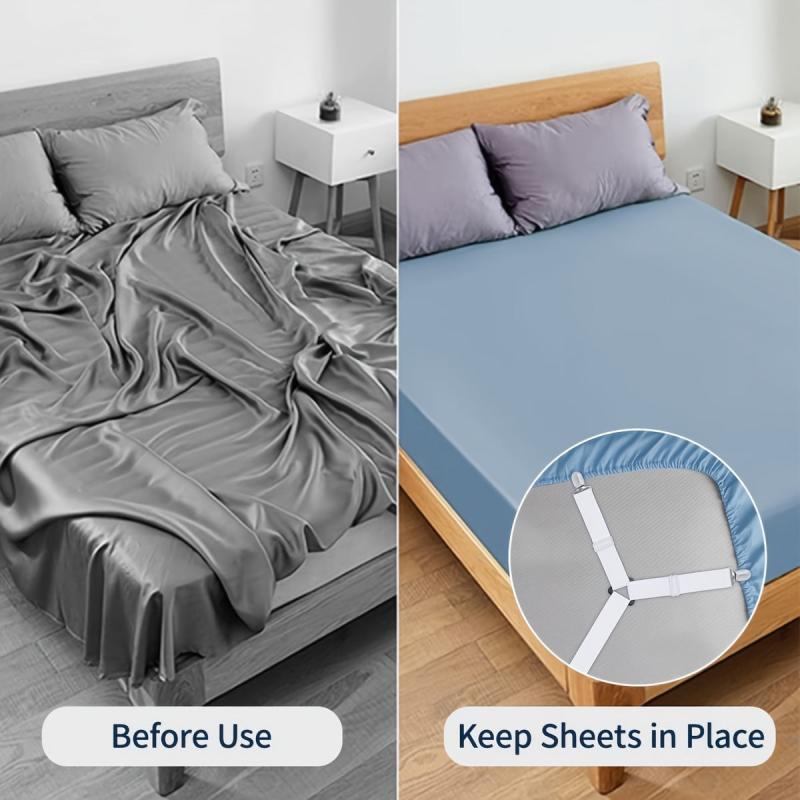 Adjustable Bed Sheet Holder Straps Grippers