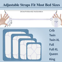 Adjustable Bed Sheet Holder Straps Grippers