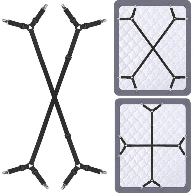 Adjustable Bed Sheet Holder Straps Grippers