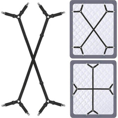 Adjustable Bed Sheet Holder Straps Grippers