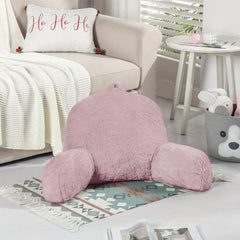 Faux Fur Reading Pillow Cover Soft Washable No Pillow Core