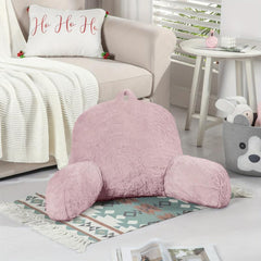 Faux Fur Reading Pillow Cover Soft Washable No Pillow Core
