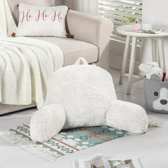 Faux Fur Reading Pillow Cover Soft Washable No Pillow Core