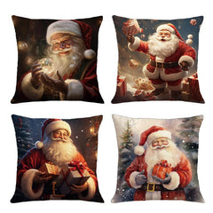 Christmas Carnival Pillowcase Decor Indoor Modern Style