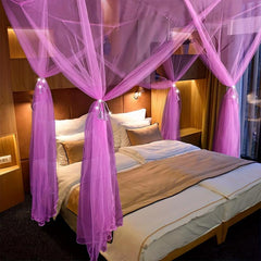 1pc Large Mosquito Net Four Corner Bed Canopy Mosquito Net for Bedroom