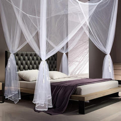 1pc Large Mosquito Net Four Corner Bed Canopy Mosquito Net for Bedroom