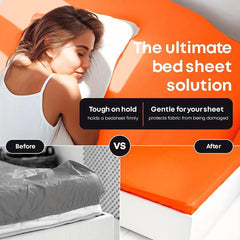4pcs Adjustable Bed Sheet Straps for Securely Fastening Mattress and Fitted Shee