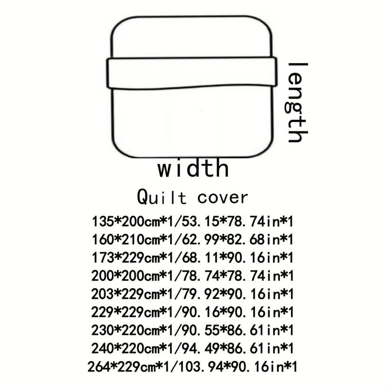Cozy 1pc Duvet Cover for Bedroom & Guest Room
