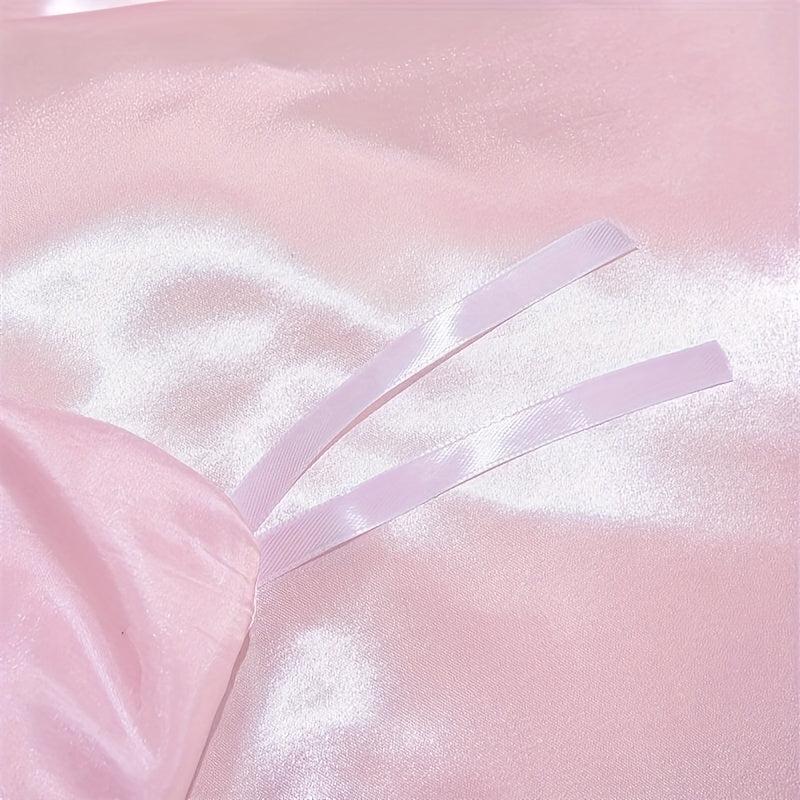 3pcs Satin Duvet Cover Set for Wedding Bedroom