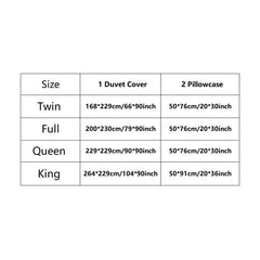 3pcs Satin Duvet Cover Set Soft and Comfortable