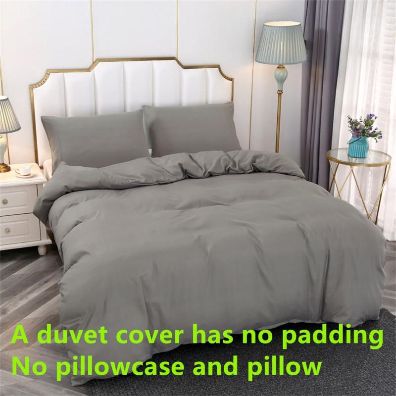 Polyester Duvet Cover Solid Bedding Soft & Comfortable Bedroom Guest Room Dorm