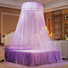 Round Ceiling Mosquito Net Princess Canopy Bed C