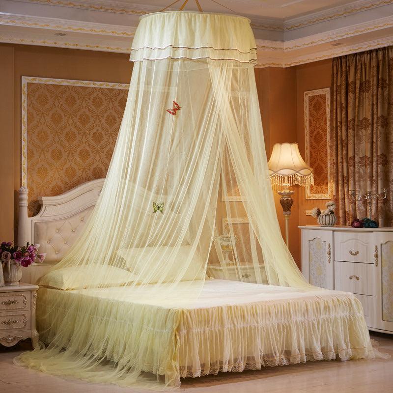 Round Ceiling Mosquito Net Princess Canopy Bed C