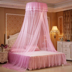 Round Ceiling Mosquito Net Princess Canopy Bed C