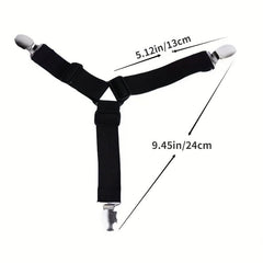 4pcs Bed Sheet Holder Straps Keep Sheets in Place Fasteners