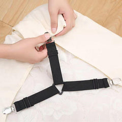 4pcs Bed Sheet Holder Straps Keep Sheets in Place Fasteners