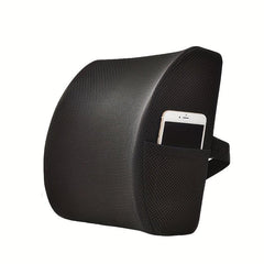 Memory Foam Lumbar Pillow for Office Chair and Car Seat