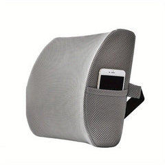 Memory Foam Lumbar Pillow for Office Chair and Car Seat