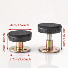 4pcs Headboard Stoppers Anti Shake Tool Adjustable Threaded Bed Frame Fixer