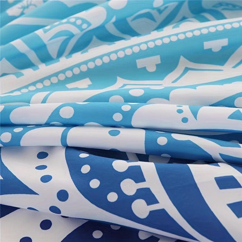 3pcs Boho Pattern Duvet Cover Set Soft Comfortable Bedding Set