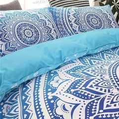 3pcs Boho Pattern Duvet Cover Set Soft Comfortable Bedding Set
