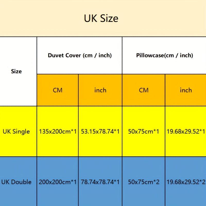 3pcs Boho Pattern Duvet Cover Set Soft Comfortable Bedding Set