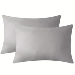 2pcs Microfiber Pillowcases Soft And Cozy Wrinkle Fade Stain Resistant