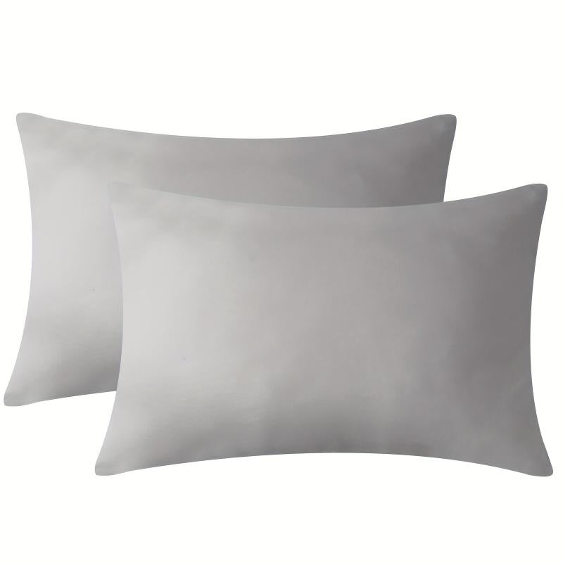 2pcs Microfiber Pillowcases Soft And Cozy Wrinkle Fade Stain Resistant