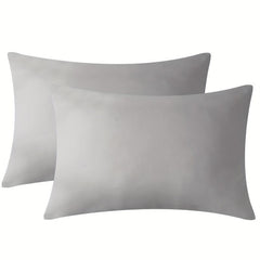 2pcs Microfiber Pillowcases Soft And Cozy Wrinkle Fade Stain Resistant