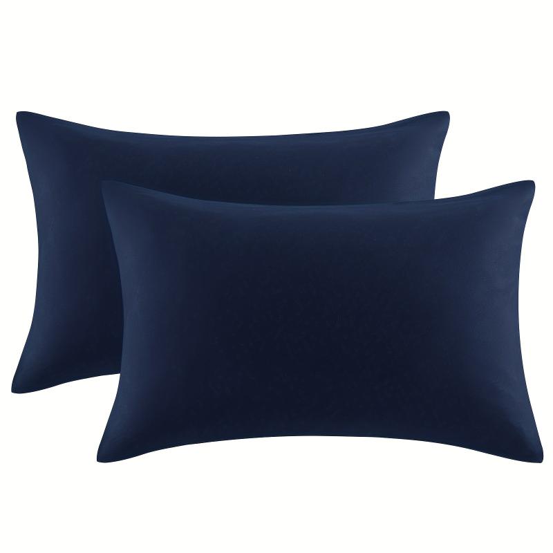 2pcs Microfiber Pillowcases Soft And Cozy Wrinkle Fade Stain Resistant