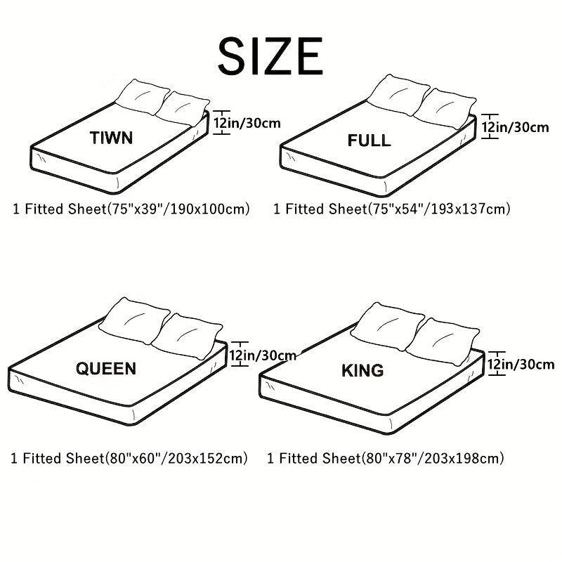 Soft Velvet Fitted Sheet with Non Slip Technology