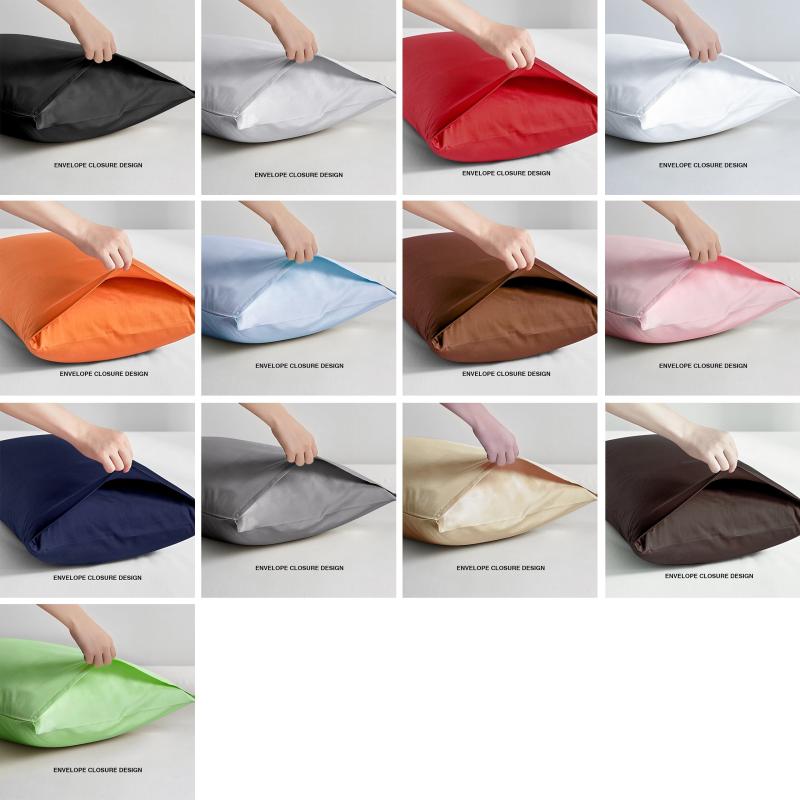 Soft Microfiber Body Pillowcase for Adults with Envelope Closure