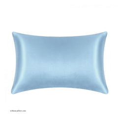 2pcs Satin Pillow Cases Soft & Breathable Envelope Closure Smooth Pillow Cover