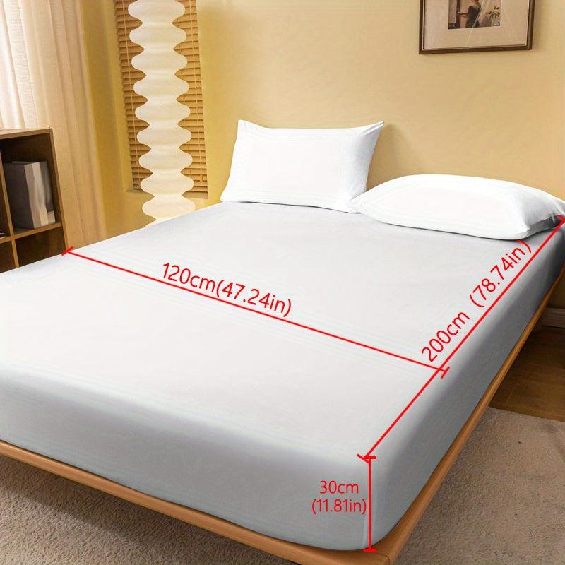 Soft Brushed Fitted Sheet for Bedroom with Deep Pocket