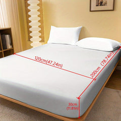 Soft Brushed Fitted Sheet for Bedroom with Deep Pocket