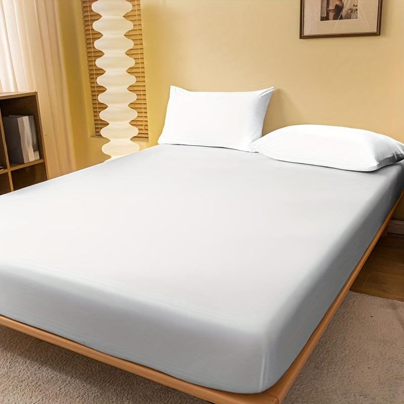 Soft Brushed Fitted Sheet for Bedroom with Deep Pocket