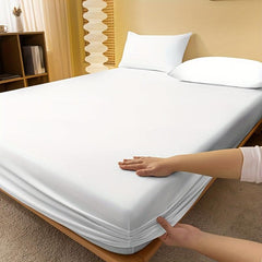 Soft Brushed Fitted Sheet for Bedroom with Deep Pocket