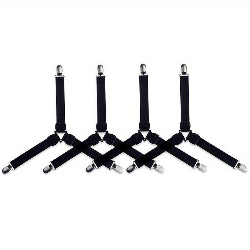 4pcs Bed Sheet Holders Adjustable Sofa Bed Sheet Clips Anti-slip Buckles