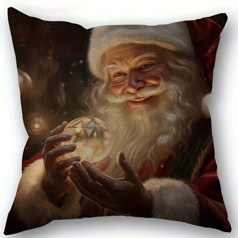 Christmas Carnival Modern Style Pillow Indoor Decoration Pillowcase