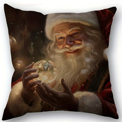 Christmas Carnival Modern Style Pillow Indoor Decoration Pillowcase