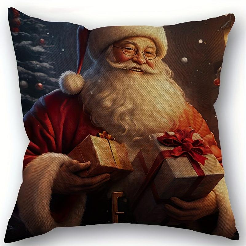 Christmas Carnival Modern Style Pillow Indoor Decoration Pillowcase