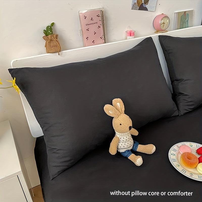 Soft Duvet Cover Set with 2 Pillowcases