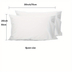 2pcs Waterproof Pillowcase Anti dustmite Hypoallergenic Pillow Protector