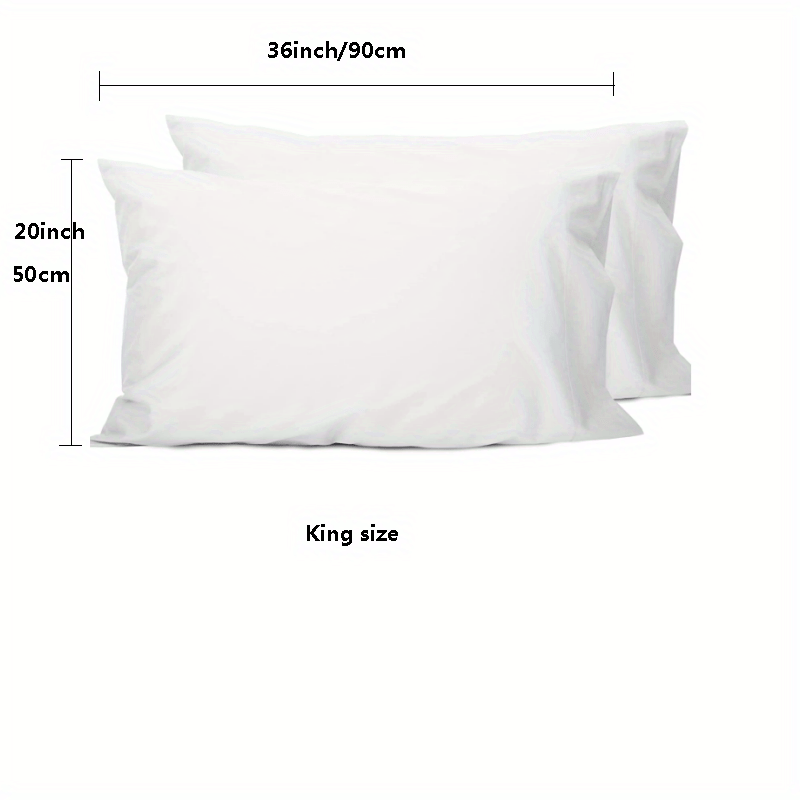 2pcs Waterproof Pillowcase Anti dustmite Hypoallergenic Pillow Protector