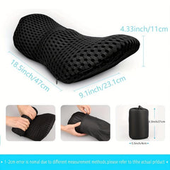 Memory Foam Lumbar Support Pillow for Car Seats and Office Chairs