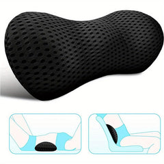 Memory Foam Lumbar Support Pillow for Car Seats and Office Chairs